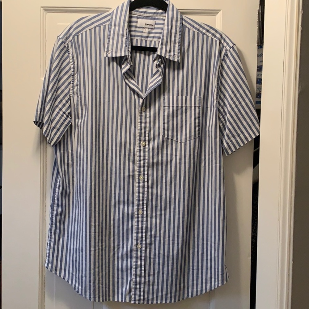 Sonoma Men’s L (large) - short sleeve button down
